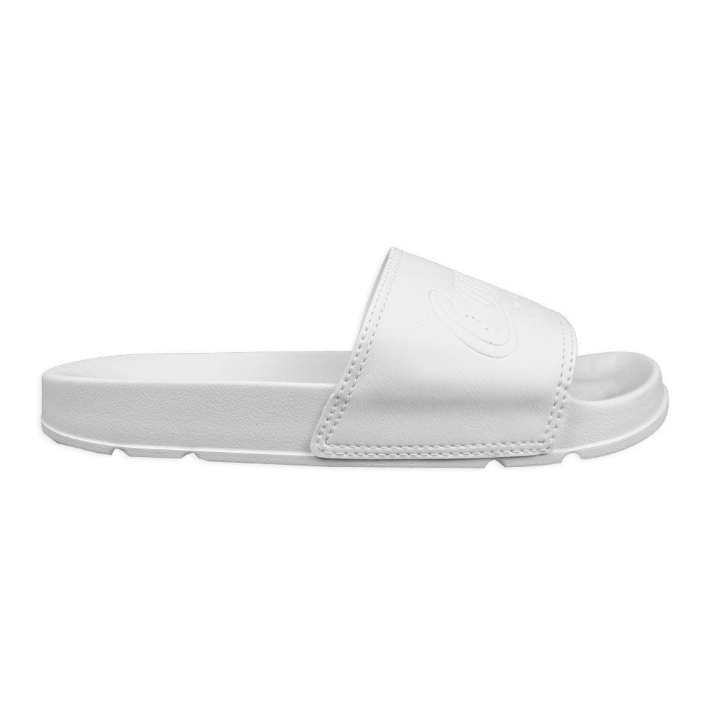 Chinelo Coca Cola Slide Groove Feminino Logotipo Branco