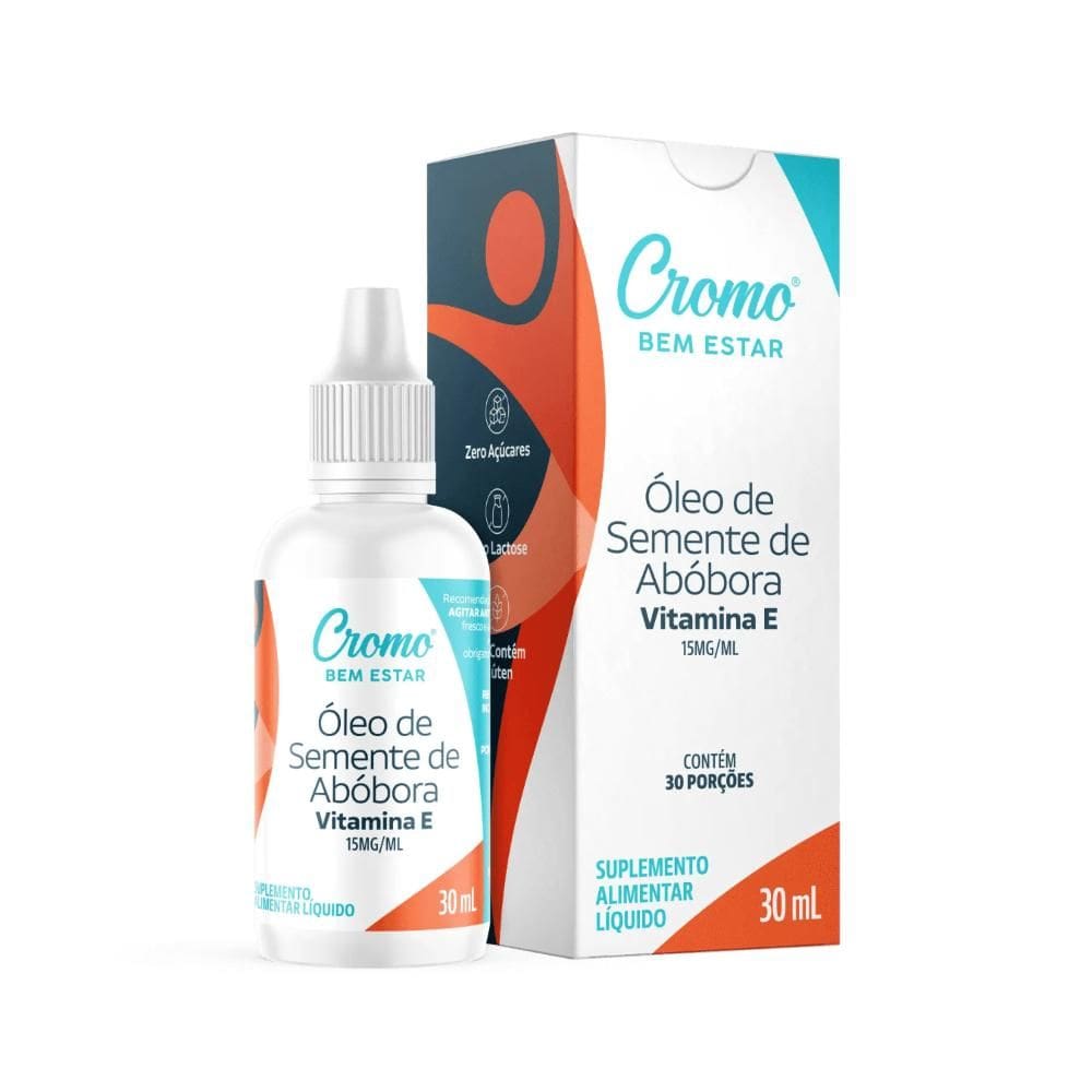 Óleo de Semente de Abobora Suplemento Alimentar 30ml