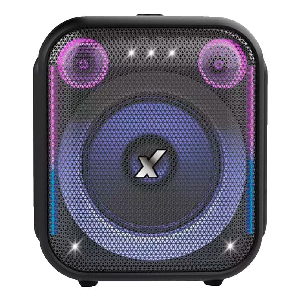 Caixa De Som Portátil Amvox Aca 410 Neon 410w Led Bluetooth-Bivolt