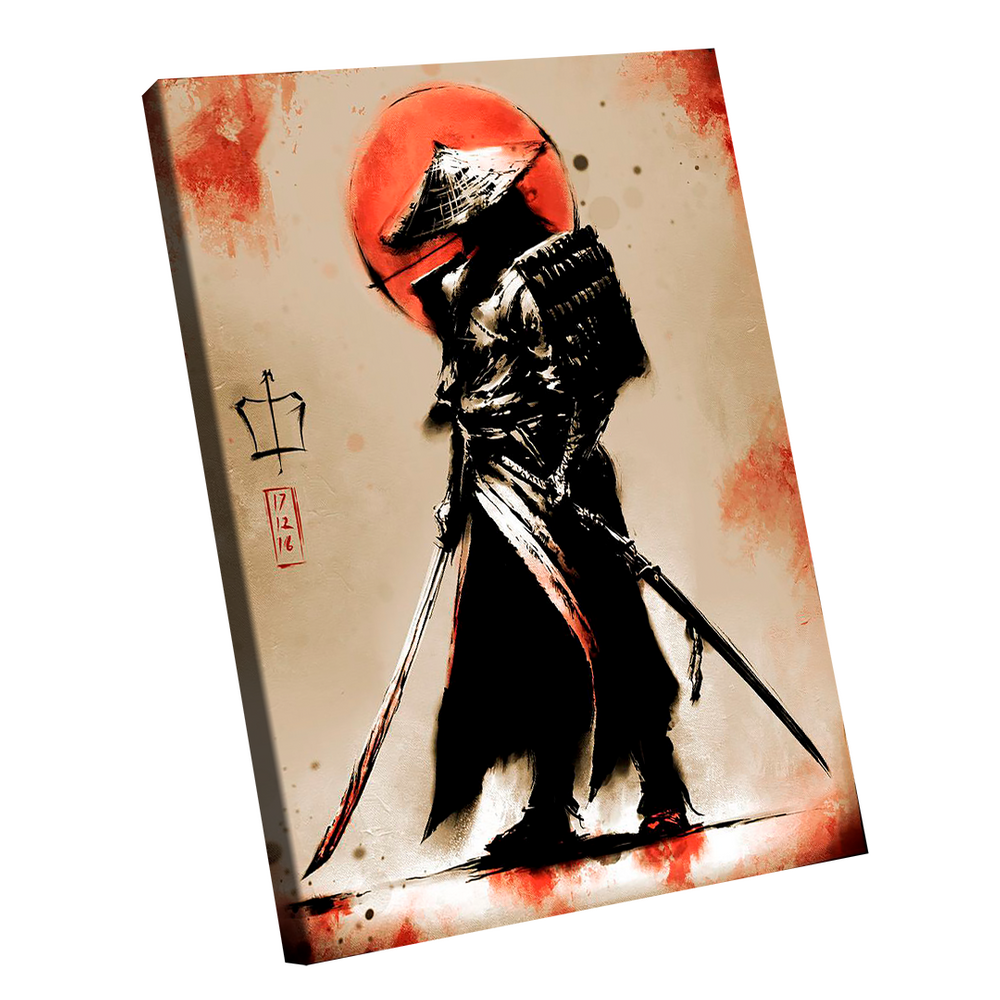 Quadro Decorativo Guerreiro Oriental