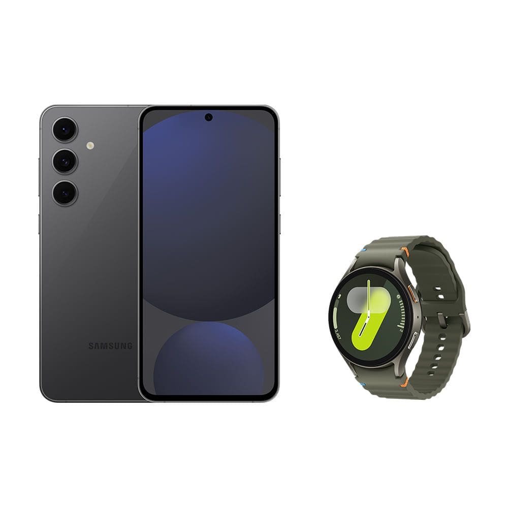 [Manaus] Celular Samsung S24 FE 256GB - Grafite + Galaxy Watch7 BT 40mm - Verde