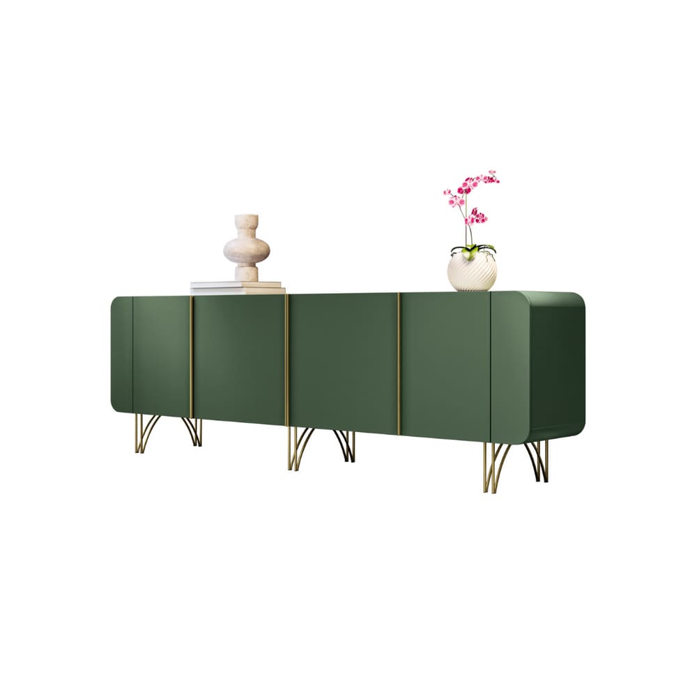 Buffet Aparador para Sala de Jantar Saluti Verde Pistache - Montanaris Decor