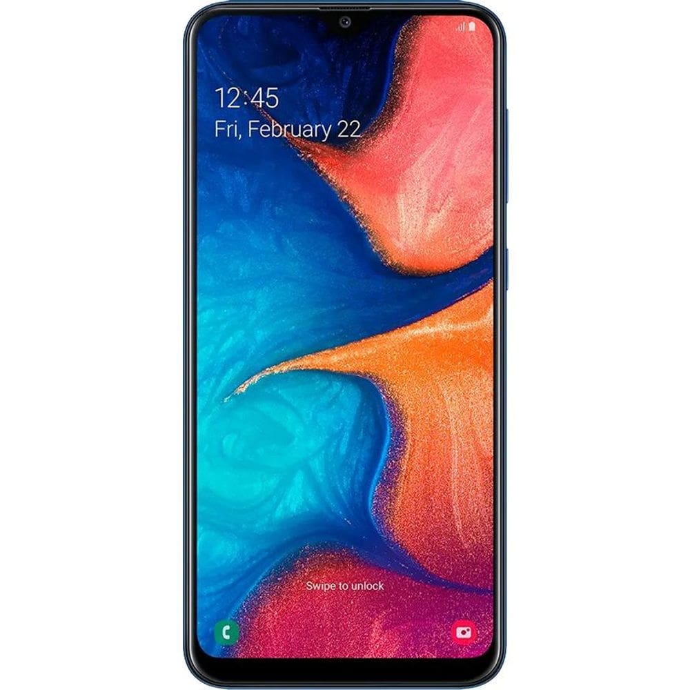 Usado: Samsung Galaxy A20 32GB Azul Muito Bom - Trocafone
