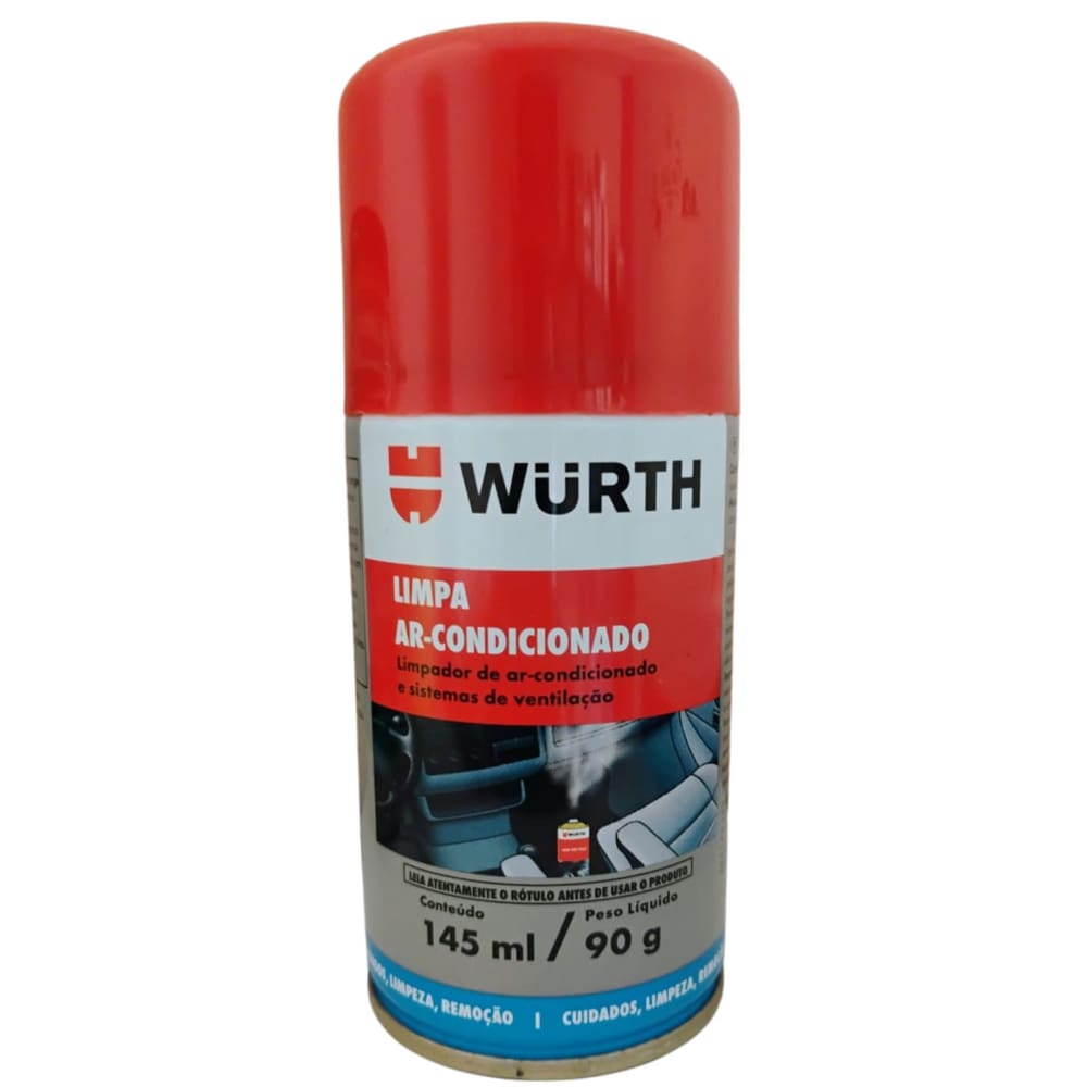 Limpa Ar Condicionado Higienizador Automotivo Wurth Carro Novo 145ml
