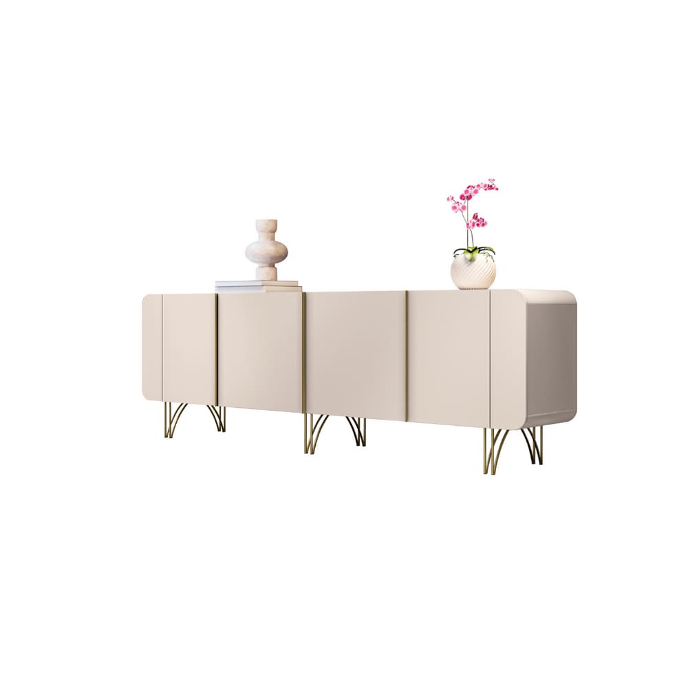 Buffet Aparador para Sala de Jantar Saluti Off White - Montanaris Decor