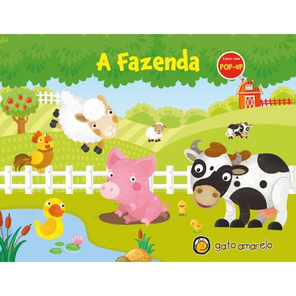 Livro com Pop-Up - A Fazenda