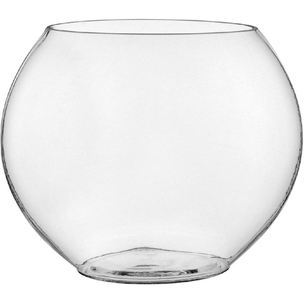 VASO DECORATIVO PLANTA REDONDO HOME&CO VIDRO 28x12x34cm TRANSPARENTE