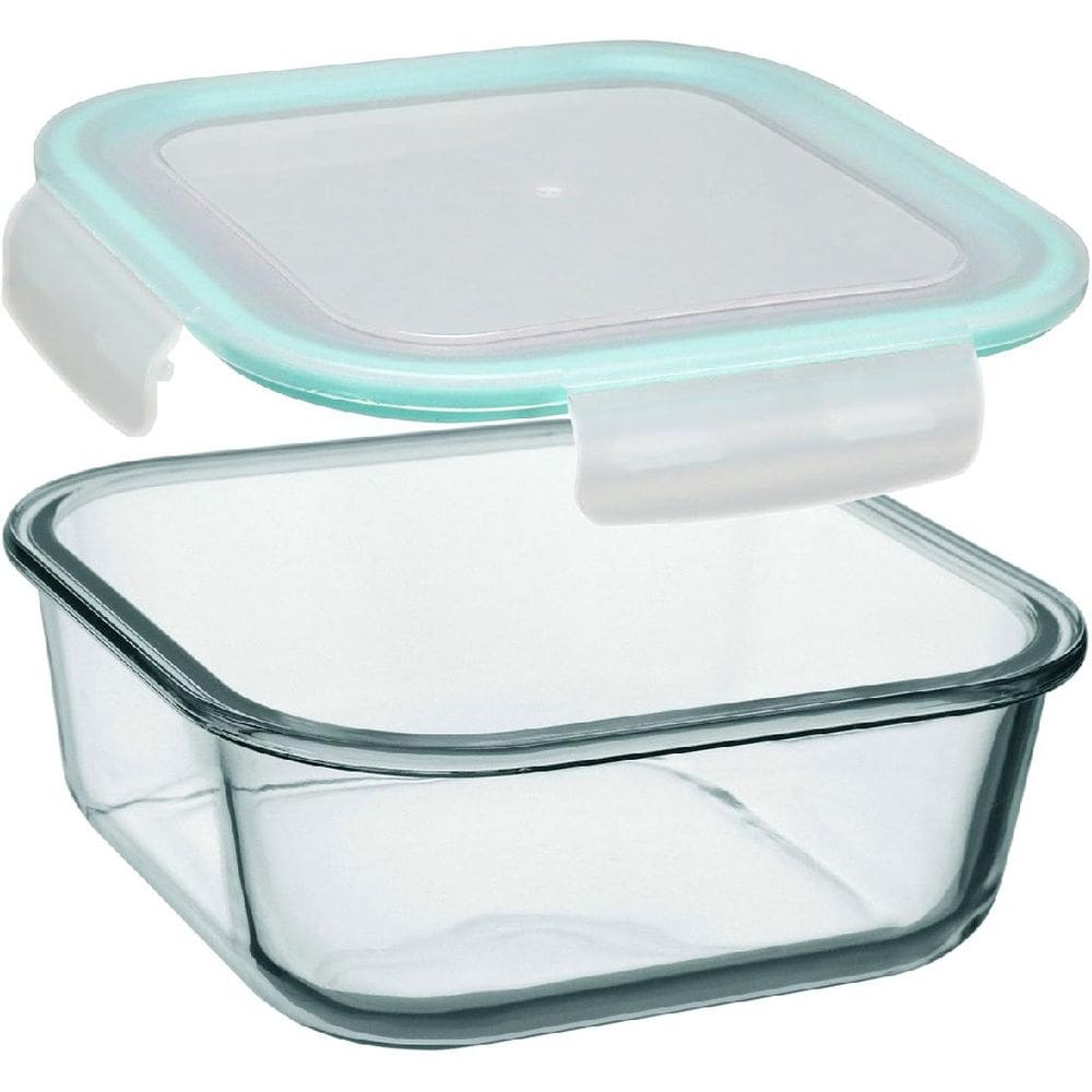 POTE MANTIMENTOS HERMÉTICO HOME&CO VIDRO TEMPERADO 1,2L 7x17x17cm TRANSPARENTE