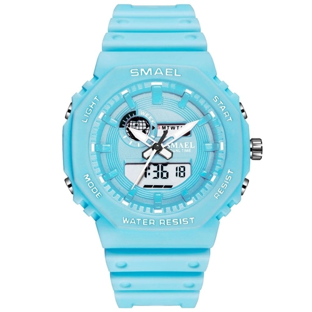 Relógio Masculino Smael AnaDigi 8037 Azul