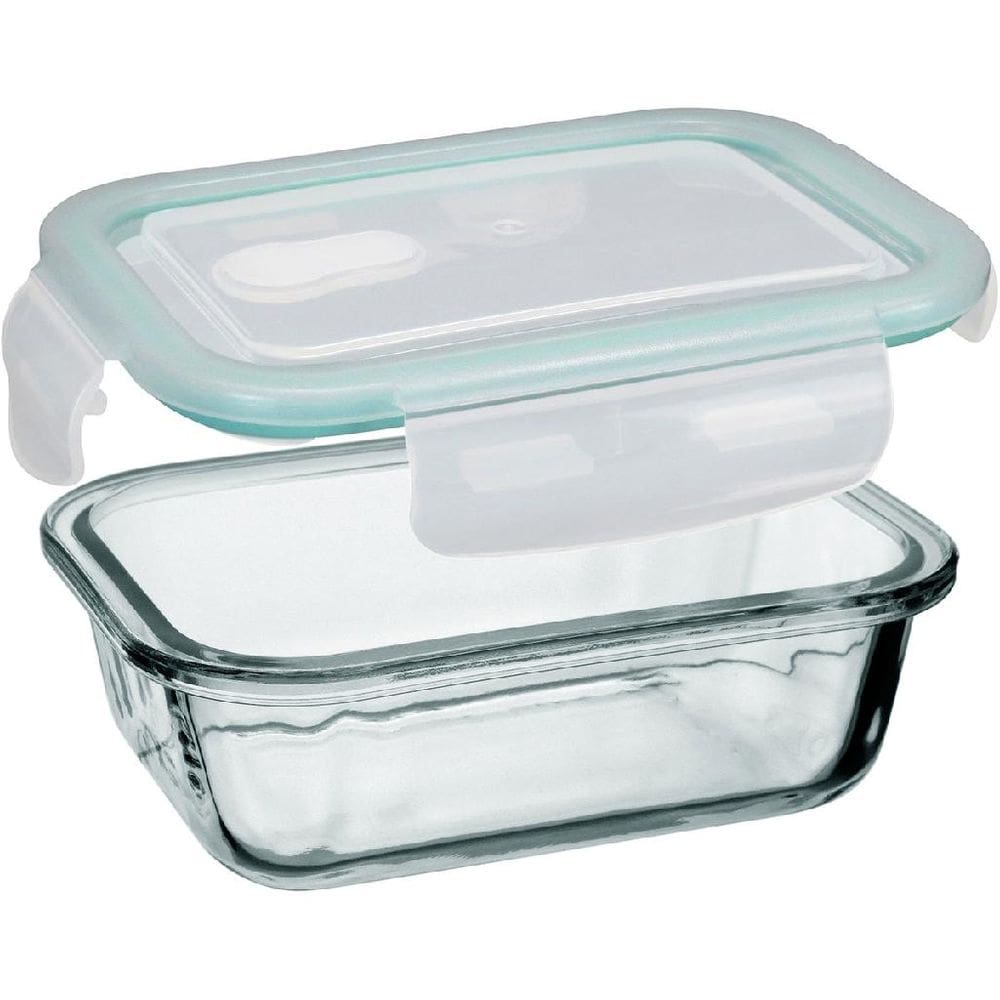 POTE MANTIMENTOS HERMÉTICO HOME&CO VIDRO TEMPERADO 410ml 5x14x10cm TRANSPARENTE