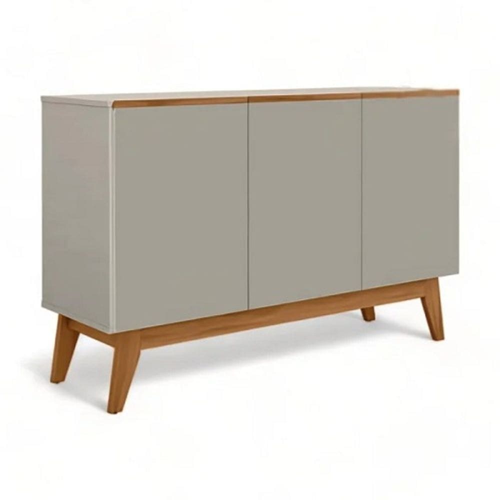 Buffet Ares Lux Três Portas 1.25 Giaduia - Tebarrot Móveis