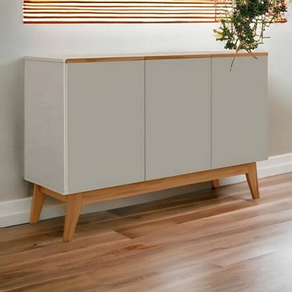 Buffet Ares Lux Três Portas 1.25 Giaduia - Tebarrot Móveis