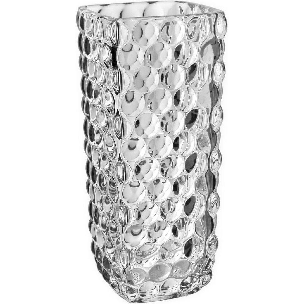 VASO DECORATIVO ENFEITE CASA QUADRADO HOME&CO VIDRO 24x10x10cm TRANSPARENTE