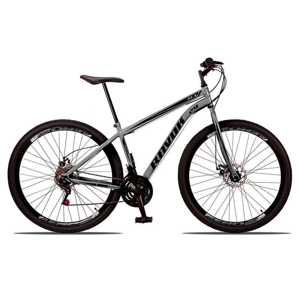 Bicicleta Bike Aço 21 Marchas Velocidades Aro 29 Grafite