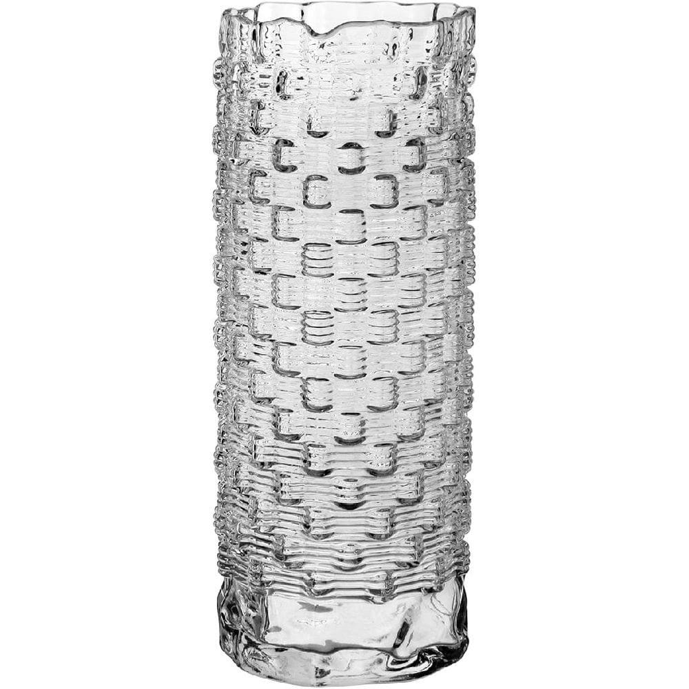 VASO DECORATIVO REDONDO HOME&CO VIDRO 30x12x12cm TRANSPARENTE