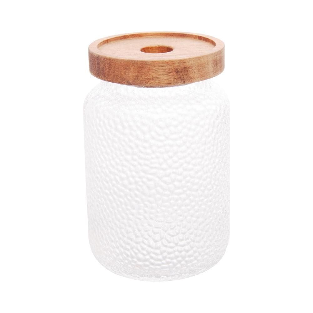 Porta Mantimento de Vidro Martelado de Acacia Petra 700ml