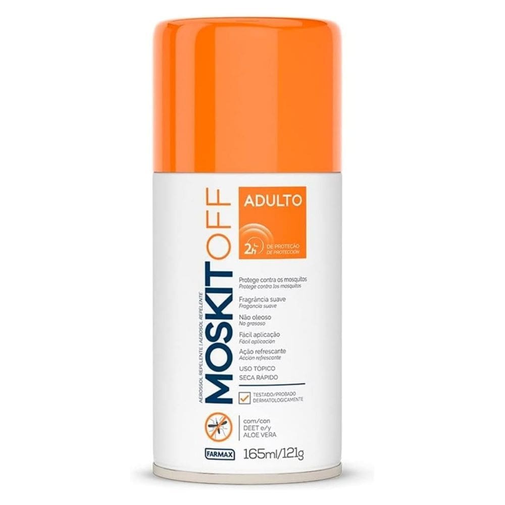 Repelente Aerossol 165ml Icaridina 25% Proteção Prolongada