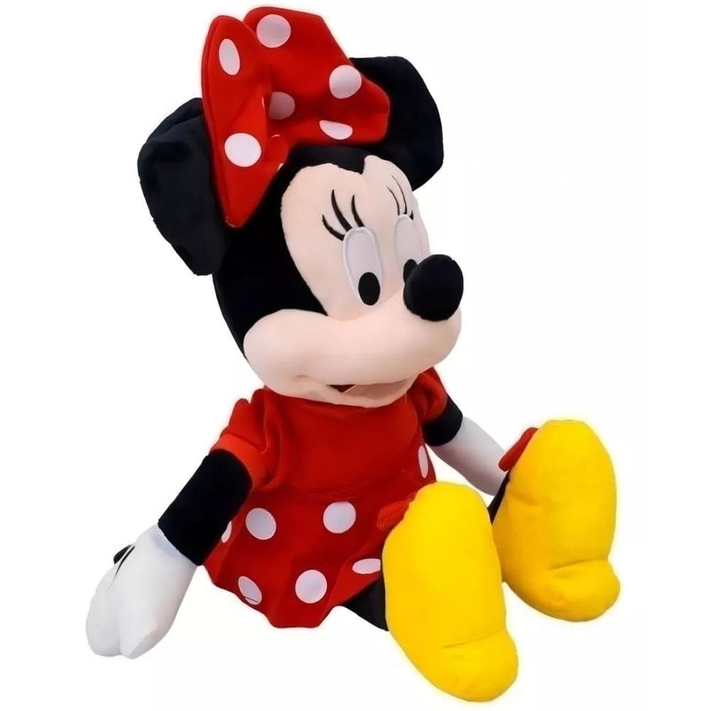 Minnie de Pelucia Disney com 33cm e Sons - Multikids
