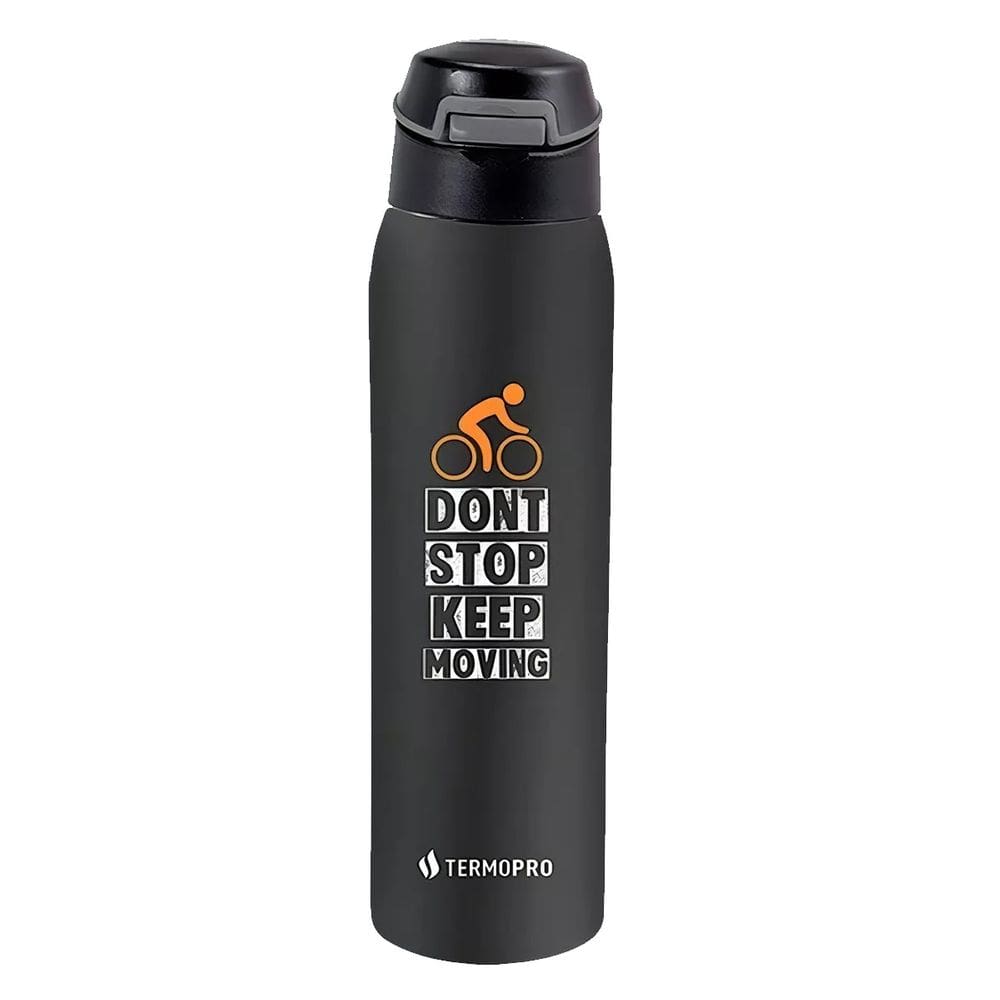 Squeeze Térmico Sport Bike Moderno 450ML Cinza Termopro