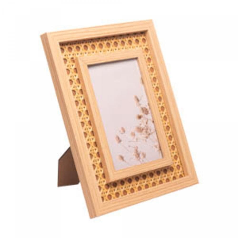 Porta Retrato de Mdf com Treliça 10cm x 15cm - Lyor