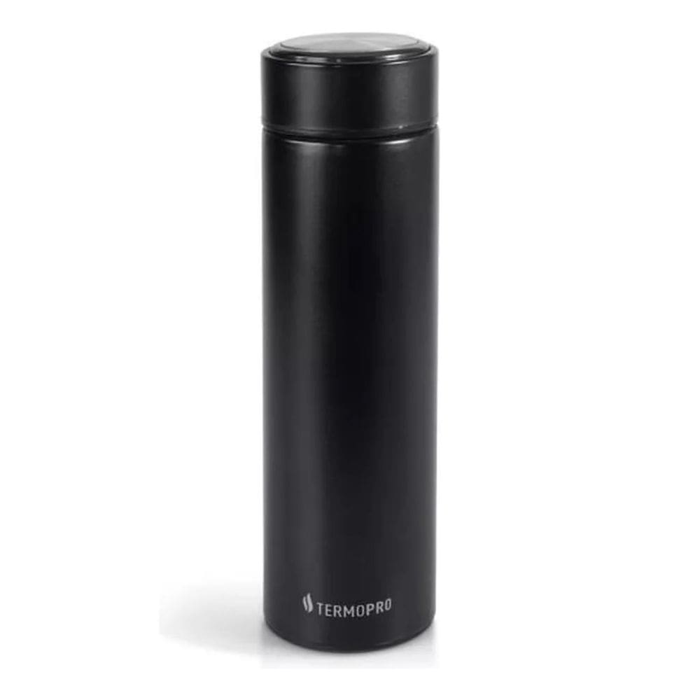 Squeeze Térmico Inox Agua Café Chá 500ML Preto Termopro