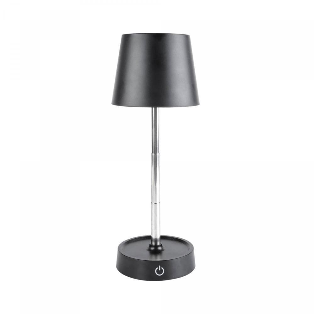 Luminária de Mesa Led 3 Tons Usb Touch Retrátil Luna Preta
