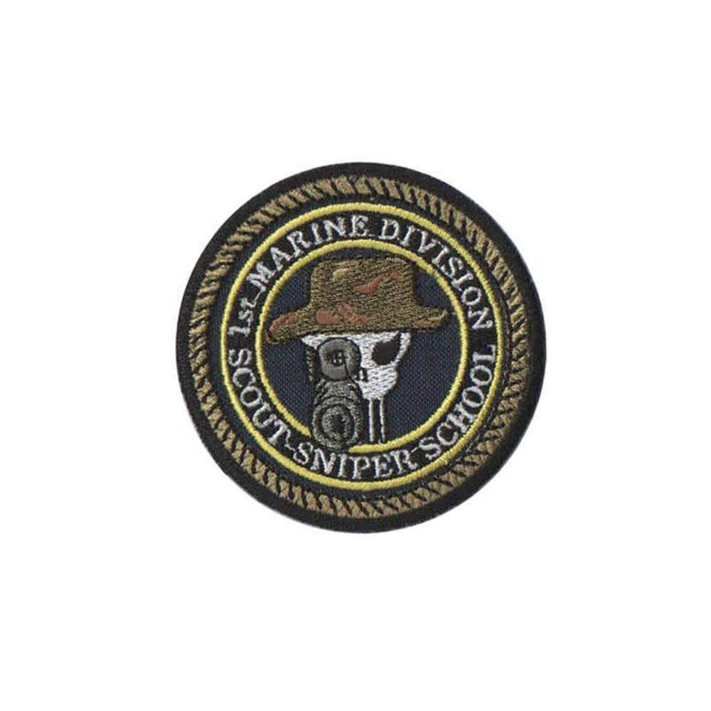 Patch Bordado M D Sniper Com Fecho De Contato