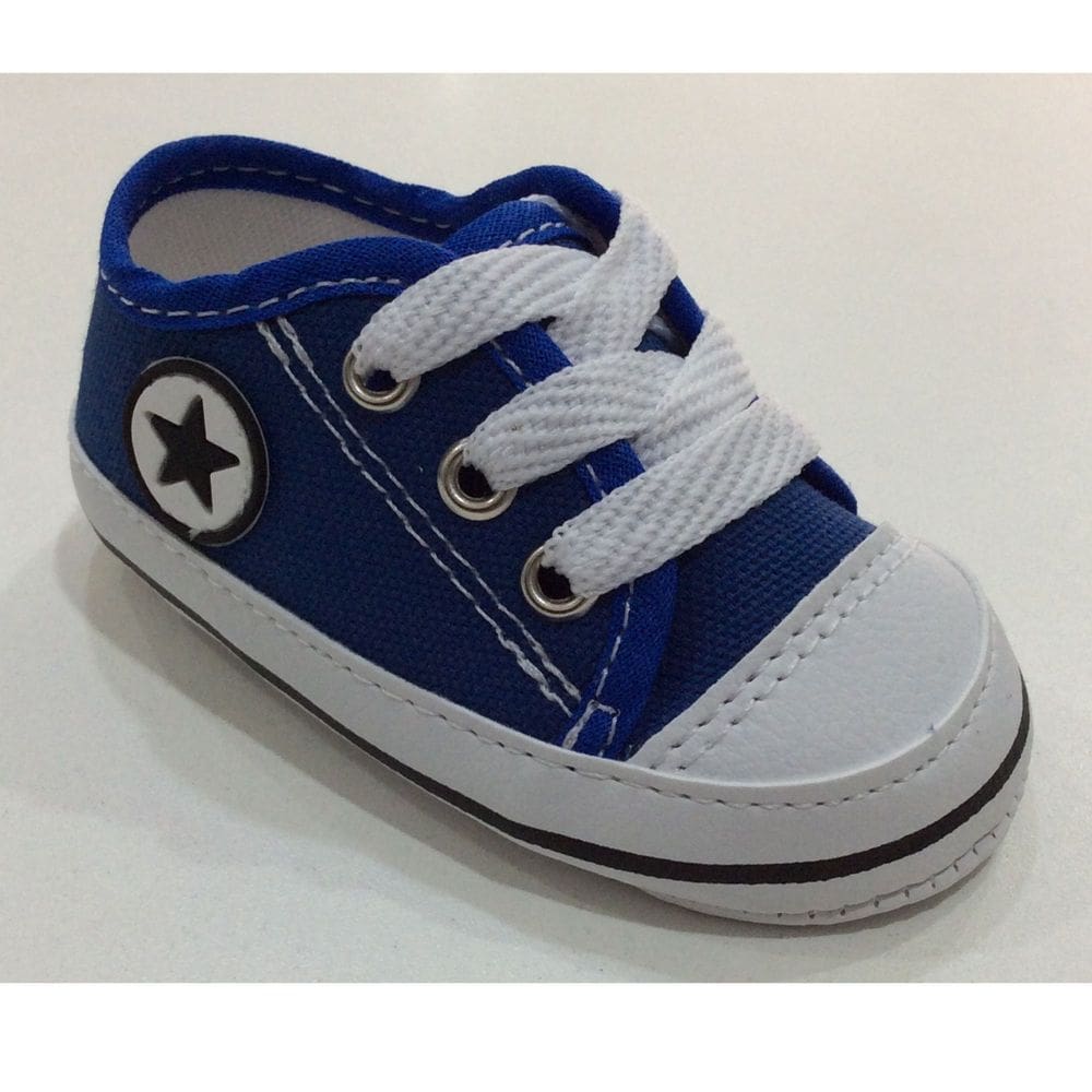 Sapatinho tênis bebê menino estilo all star