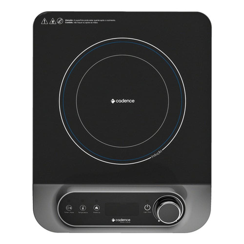 Cooktop Portatil Inducao Vidro Preto 127v 1 Boca - Cadence