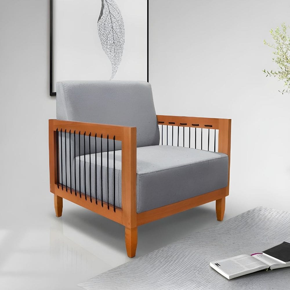 Poltrona Decorativa Sala de Estar Recepção Escritório Dakota