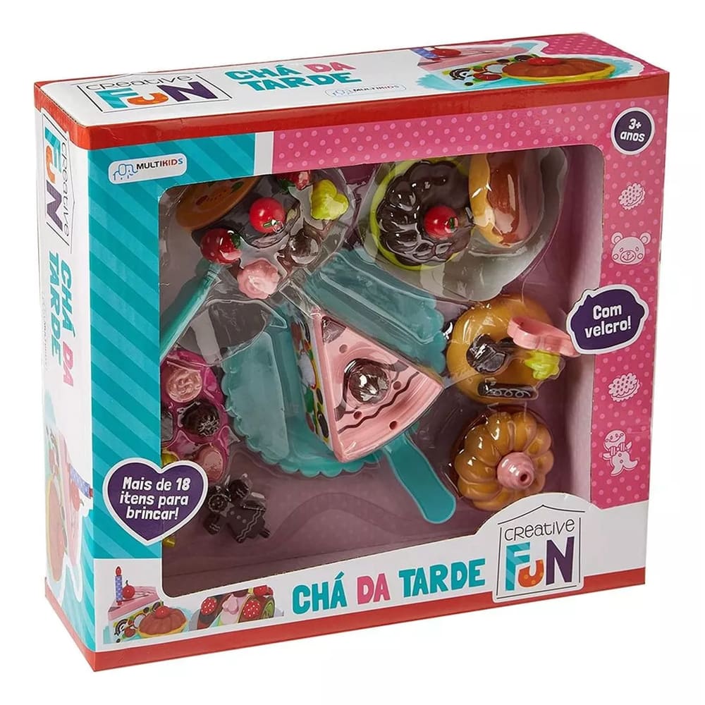 Comidinhas Infantis Chá da Tarde Creative Fun - Multikids
