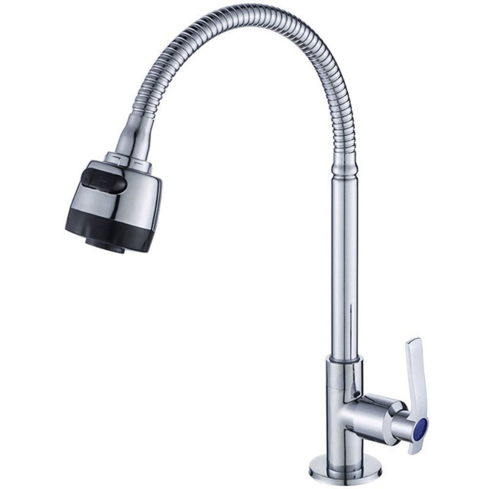 Torneira Cozinha Gourmet Flexível Pia Bancada 2 Jatos Metal