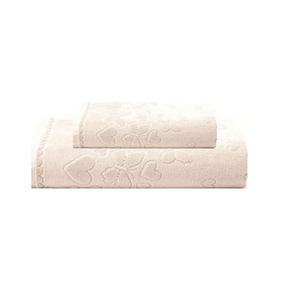 Kit Toalha Banho E Rosto 2 Pçs Velour Romance Dohler