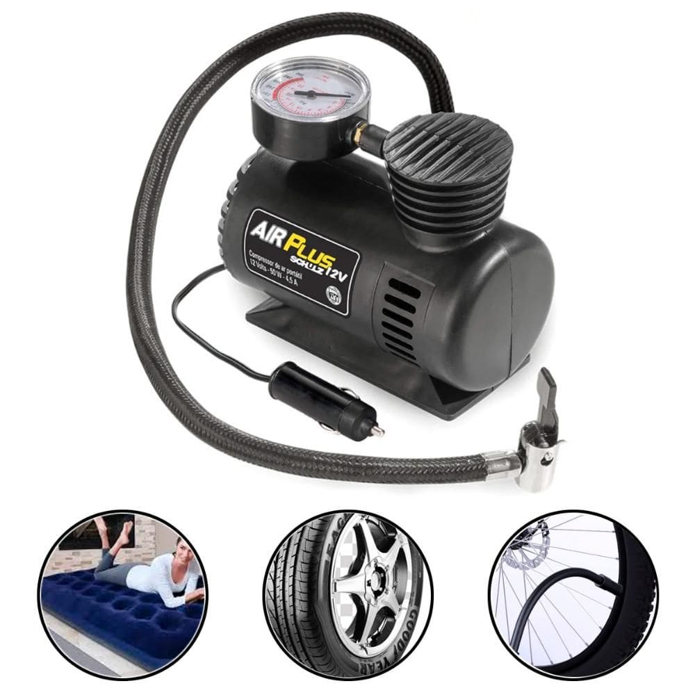 Motocompressor Ar Direto 12V 50W Air Plus