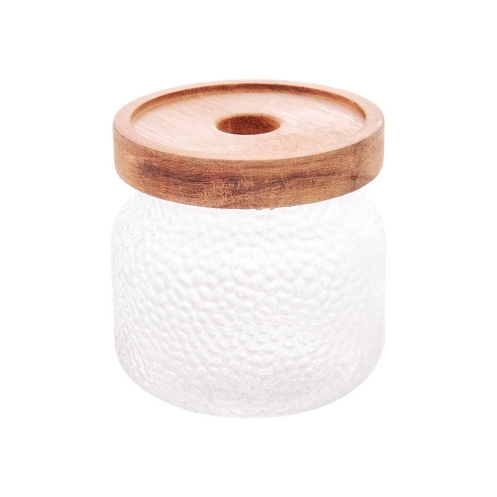Porta Mantimento de Vidro Martelado de Acacia Petra 350ml