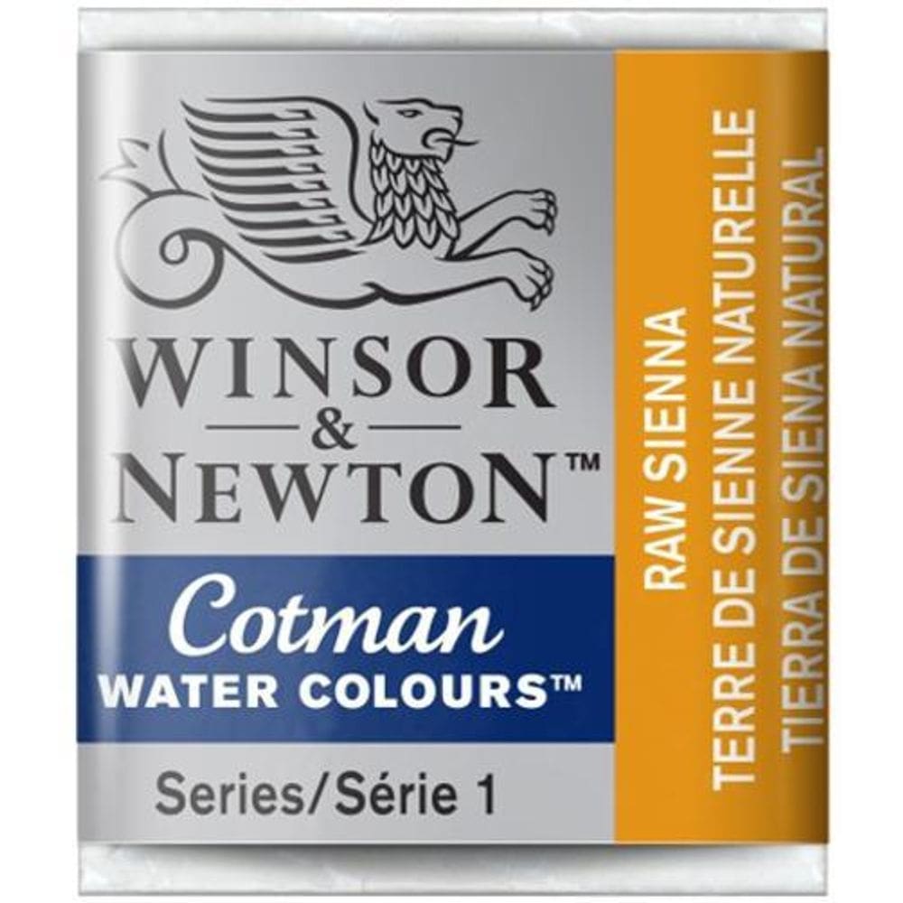 Aquarela Cotman W&N Raw Sienna Half Pan 552
