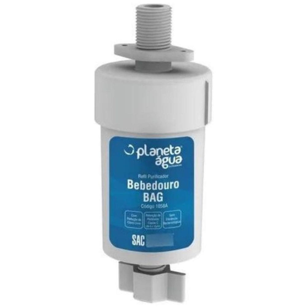 Refil Filtro Bebedor B.A.G. Cod. 1058A Rosca 1/2 E Encaixe