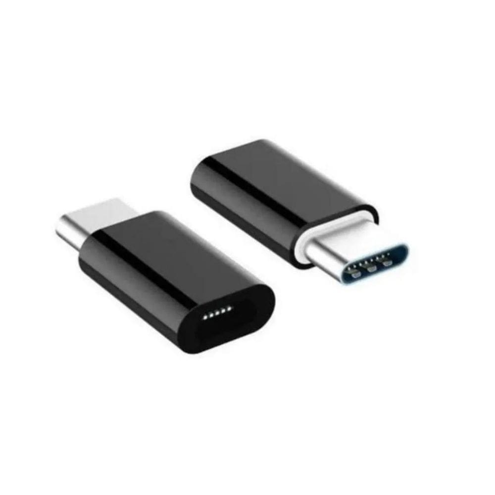 Adaptador Micro Usb V8 Femêa Para Tipo-C Usb C Plug And Play Compacto - Kp-Hm003