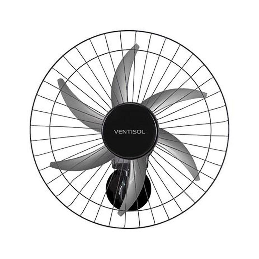 Ventilador De ParedeVentisol6 Pás50cm Steel Bivolt