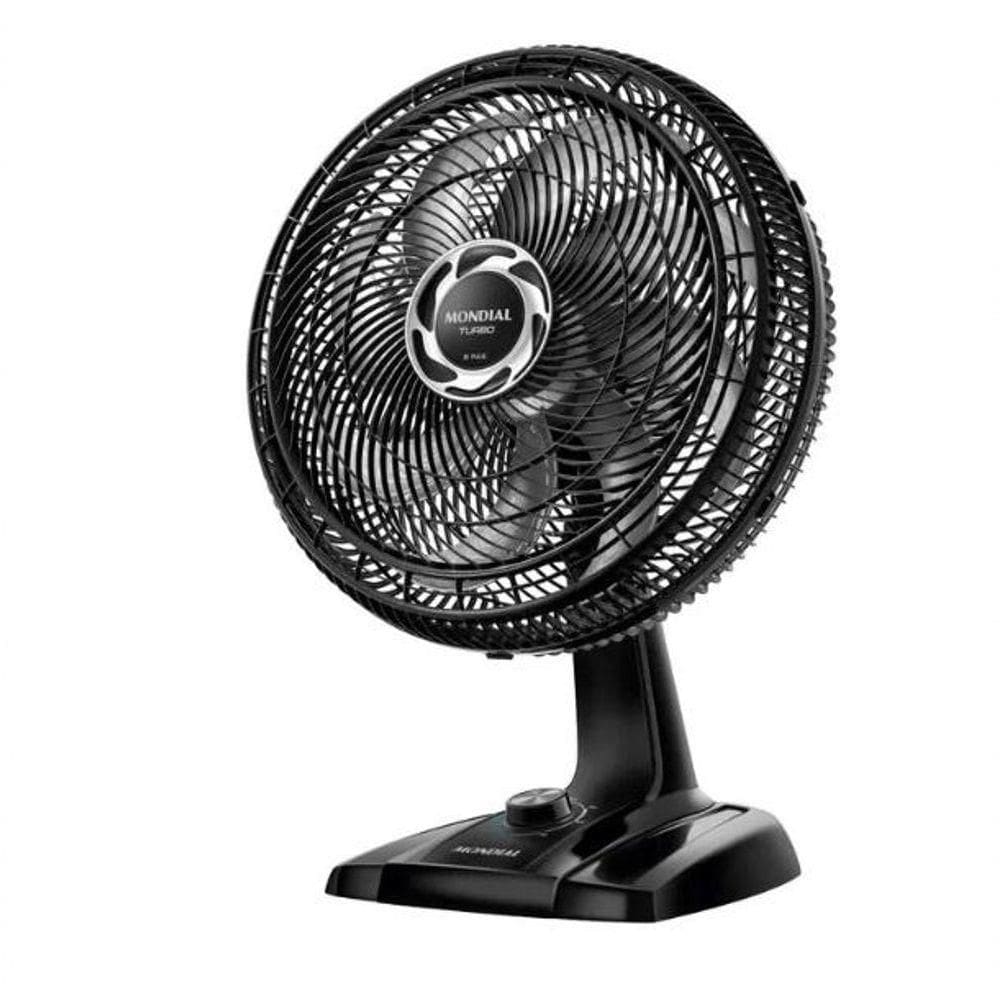Ventilador De Mesa 40cm Turbo Nvt-40-8p-b Preto/prata 110V