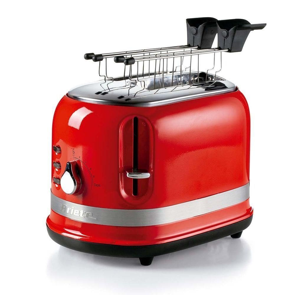 Torradeira Moderna 110V Ariete Vermelha
