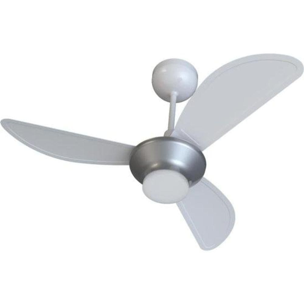Ventilador De Teto Ventisol Mistral 3 Pás Branco/cinza Bivolt.