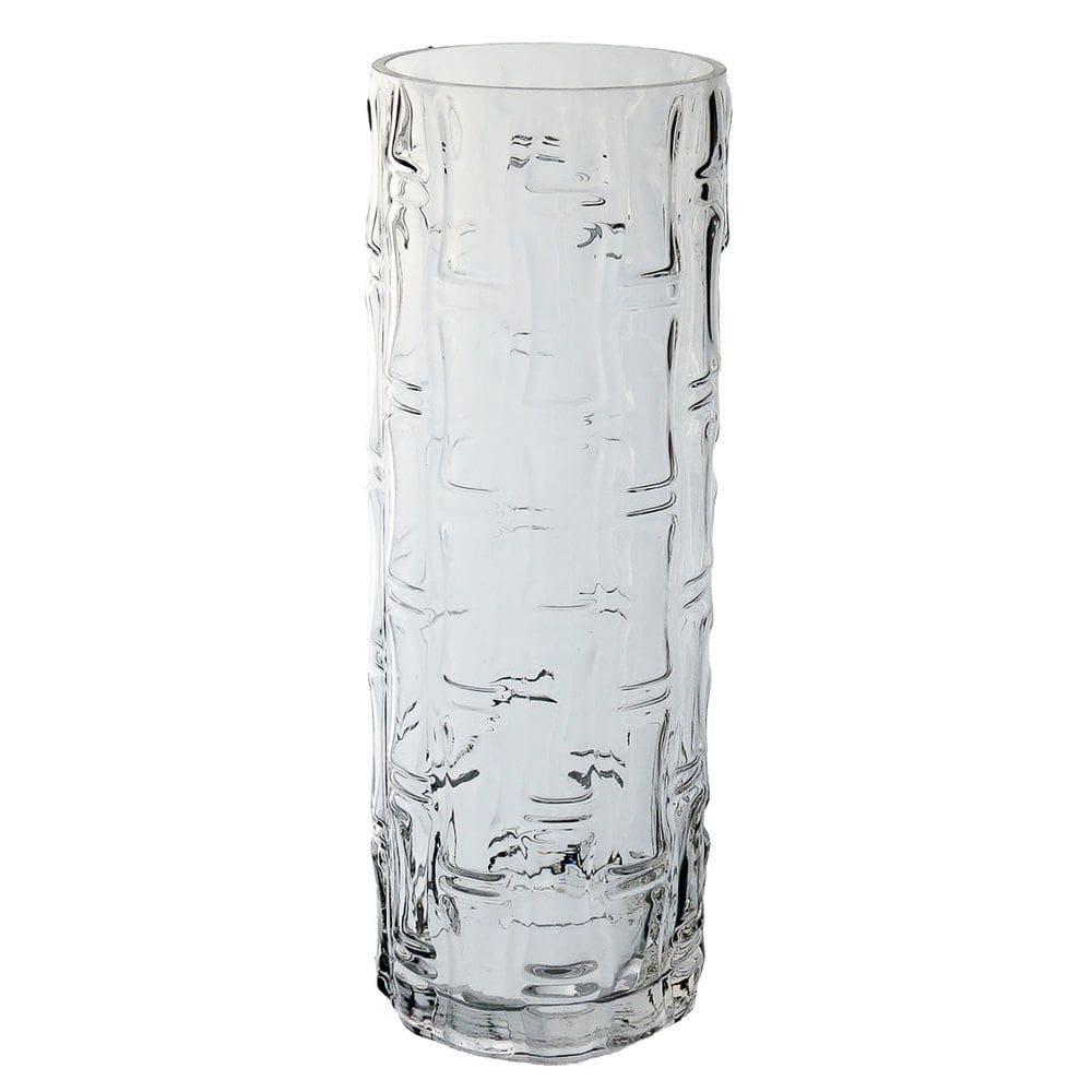 VASO DECORATIVO ENFEITE CASA CILINDRO HOME&CO VIDRO 40x13x13cm TRANSPARENTE