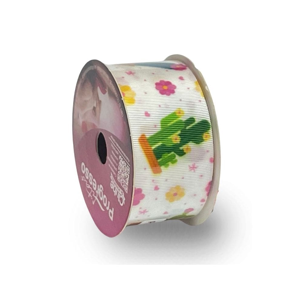 Fita Gorgurão Estampada 38mm EGP009TR-284 | 10 Mts Cactos