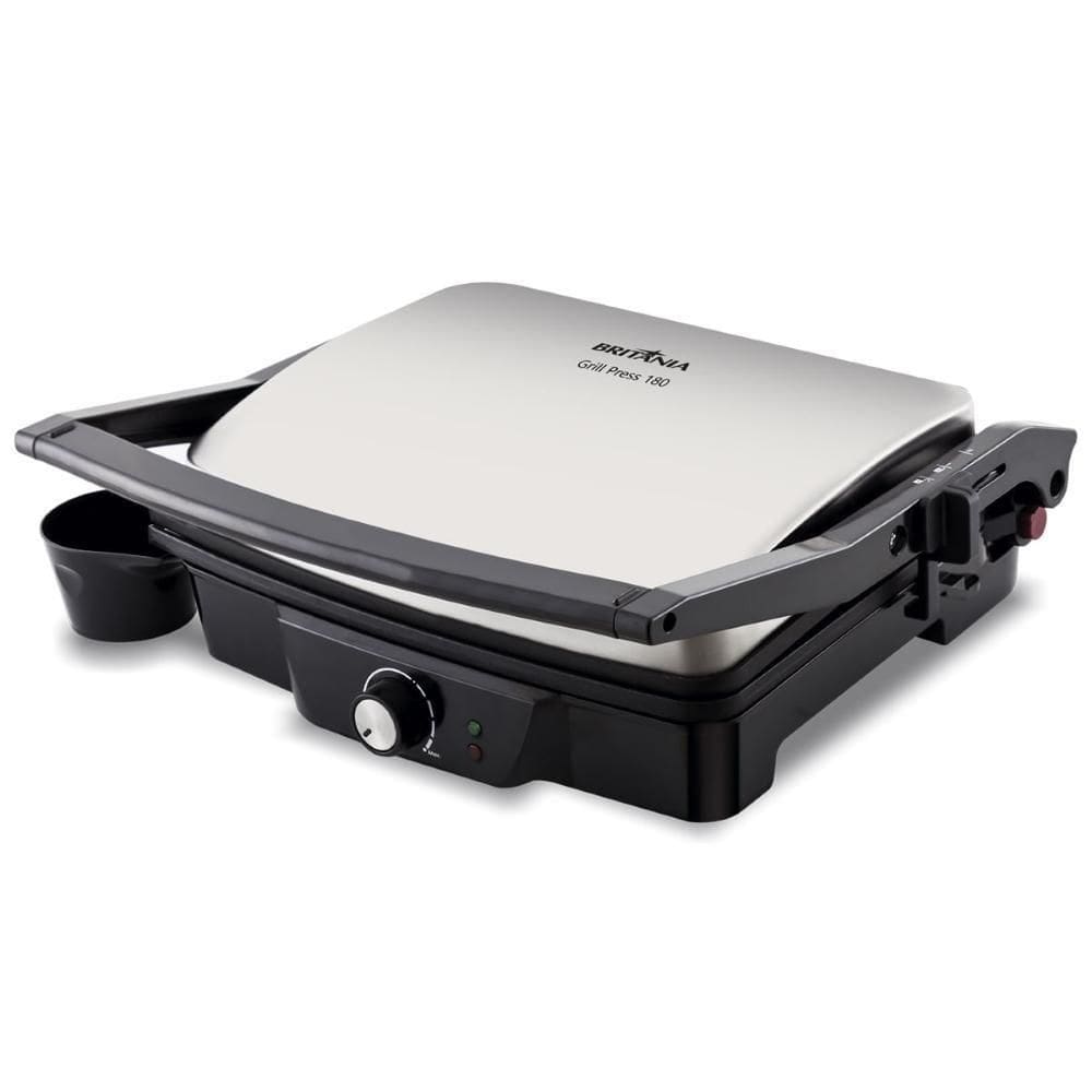Grill Press 180 Britânia Chapa Revestida Antiaderente 220v