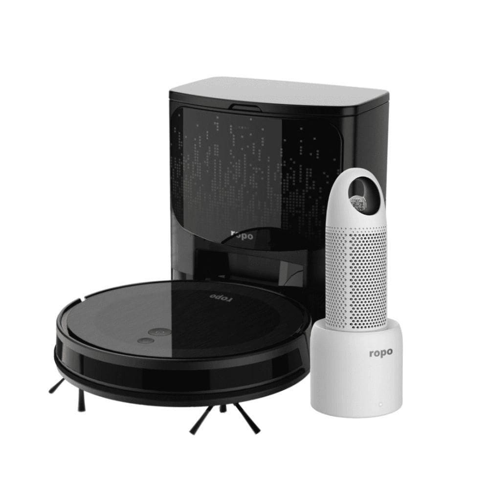 Combo Robô Aspirador Ropo Smart Pet Autolimpante 220V + Secapro
