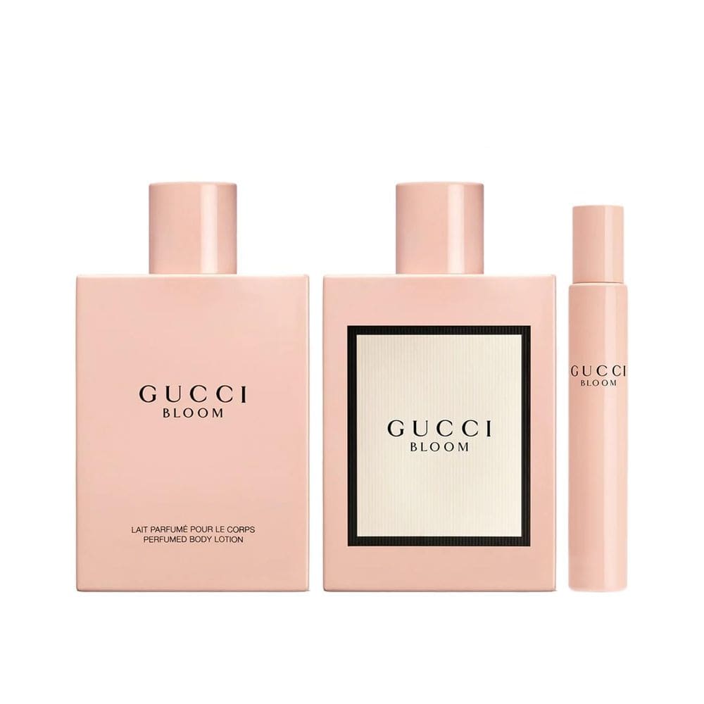 Conjunto de perfumes Gucci Bloom para mulheres Eau De Parfum 100ml 3 peças