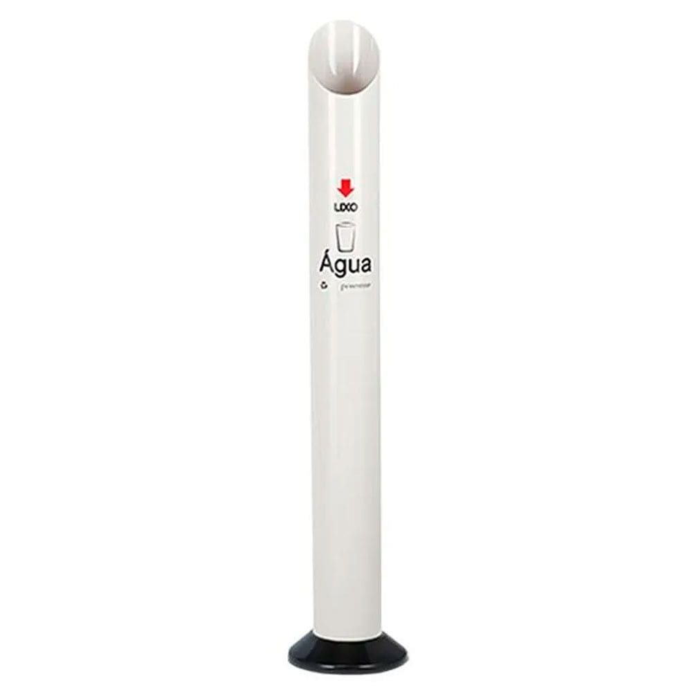 Lixeira Eco Copo Descartável Água Branco Premisse
