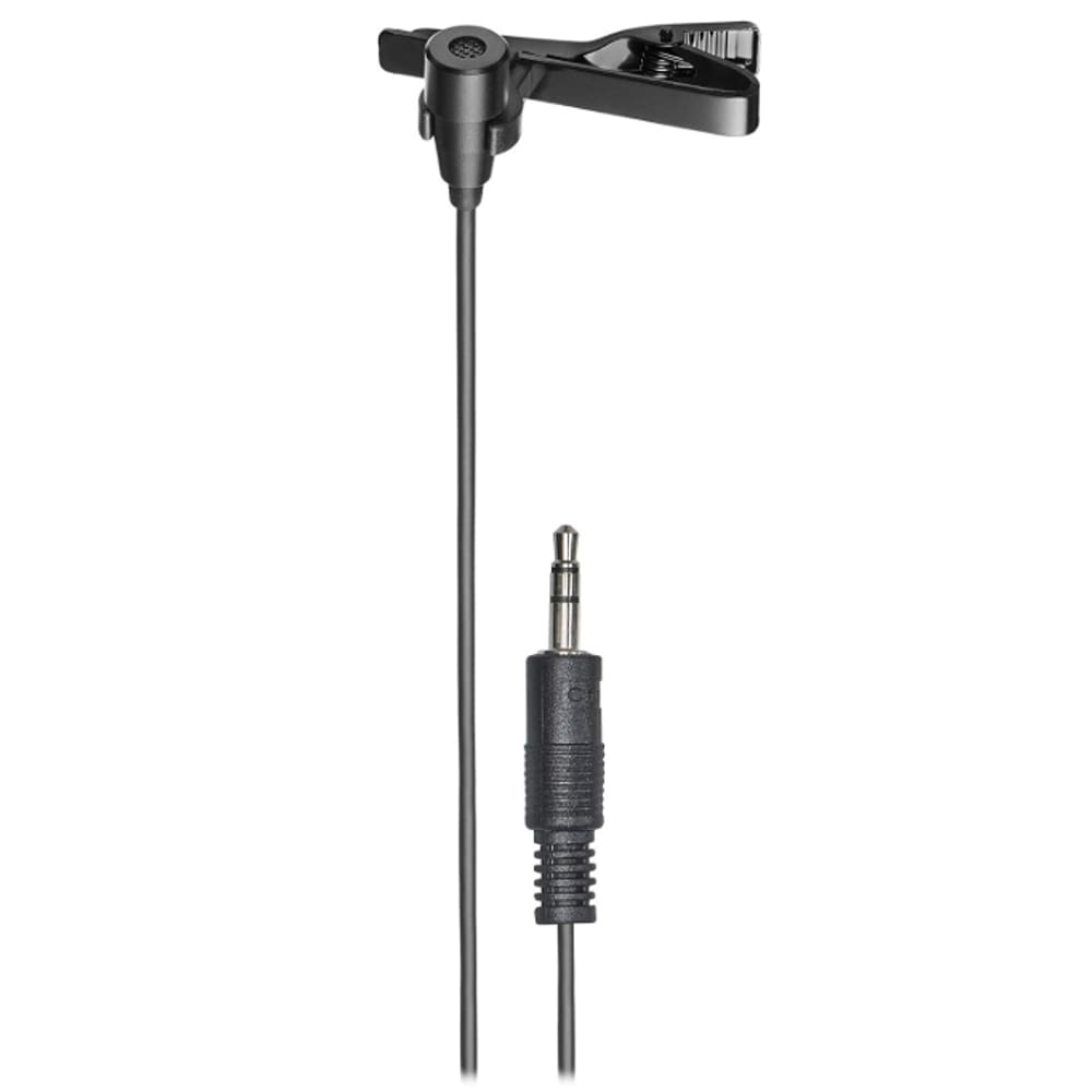 Microfone de Lapela Audio Technica Atr3350is Omnidirecional Condensador Com Bateria - ATR3350xiS