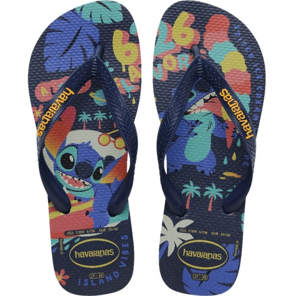 Chinelo Dedo Unissex Casual Dia a Dia Praia Passeio Havaianas Top Disney Classic